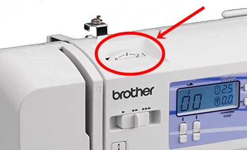 Brother HC1850 thread tension controller